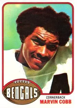 1976 Topps #292 - Marvin Cobb - Cincinnati Bengals