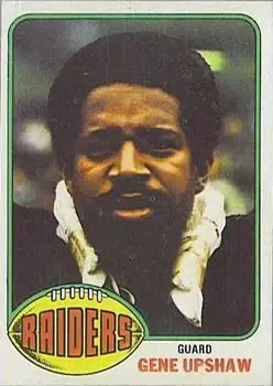1976 Topps #295 - Eugene Upshaw - Oakland Raiders