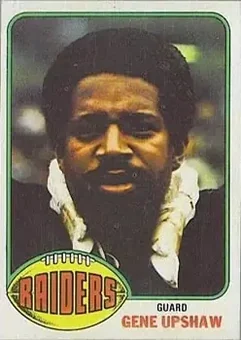 1976 Topps #295 - Eugene Upshaw - Oakland Raiders 1976 Topps #295 - Eugene Upshaw - Oakland Raiders