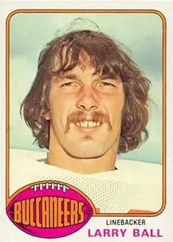 1976 Topps #297 - Larry Ball - Tampa Bay Buccaneers