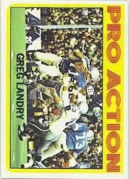1972 Topps #261 - Greg Landry - Detroit Lions