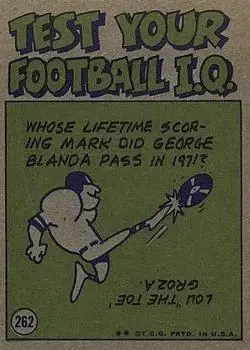 1972 Topps #262 - Ray May - Baltimore Colts