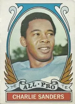 1972 Topps #264 - Charlie Sanders - Detroit Lions