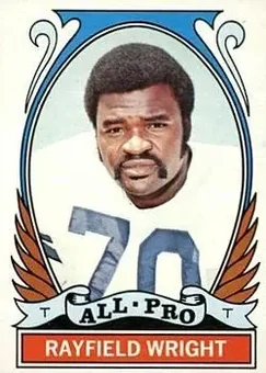 1972 Topps #266 - Rayfield Wright - Dallas Cowboys