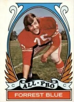1972 Topps #269 - Forrest Blue - San Francisco 49ers
