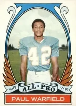 1972 Topps #271 - Paul Warfield - Miami Dolphins