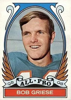 1972 Topps #272 - Bob Griese - Miami Dolphins