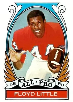 1972 Topps #274 - Floyd Little - Denver Broncos