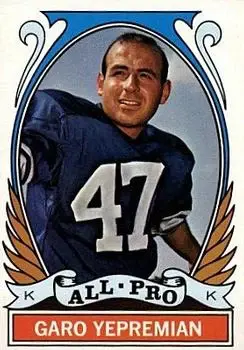 1972 Topps #275 - Garo Yepremian - Miami Dolphins