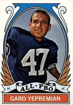 1972 Topps #275 - Garo Yepremian - Miami Dolphins