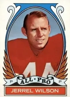 1972 Topps #276 - Jerrel Wilson - Kansas City Chiefs