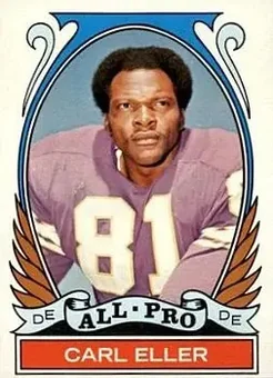 1972 Topps #277 - Carl Eller - Minnesota Vikings 1972 Topps #277 - Carl Eller - Minnesota Vikings