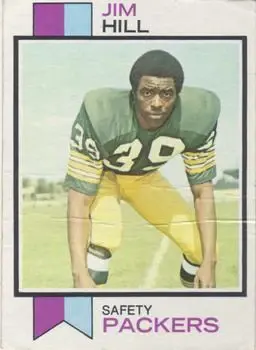 1973 Topps #263 - Jim Hill - Green Bay Packers - Front