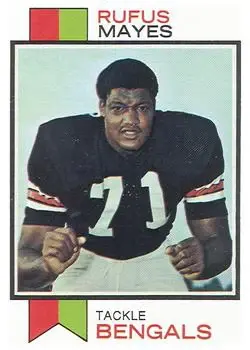 1973 Topps #268 - Rufus Mayes - Cincinnati Bengals