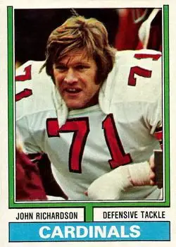 1974 Topps #312 - John Richardson - St. Louis Cardinals - Front 1974 Topps #312 - John Richardson - St. Louis Cardinals - Front