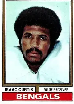 1974 Topps #315 - Isaac Curtis - Cincinnati Bengals 1974 Topps #315 - Isaac Curtis - Cincinnati Bengals