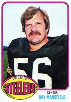 1976 Topps #301 - Ray Mansfield - Pittsburgh Steelers