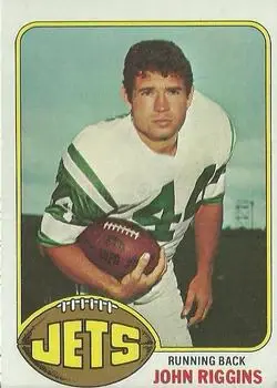 1976 Topps #305 - John Riggins - New York Jets