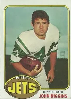 1976 Topps #305 - John Riggins - New York Jets