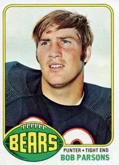 1976 Topps #306 - Bob Parsons - Chicago Bears