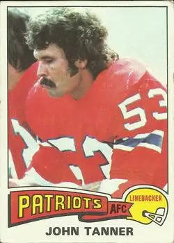 1975 Topps #294 - John Tanner - New England Patriots - Front