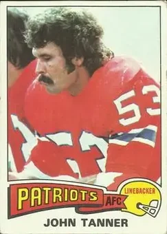 1975 Topps #294 - John Tanner - New England Patriots
