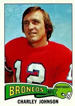 1975 Topps #295 - Charlie Johnson - Denver Broncos