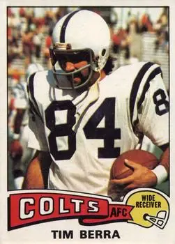 1975 Topps #301 - Tim Berra - Baltimore Colts