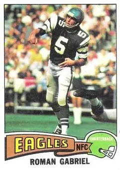 1975 Topps #310 - Roman Gabriel - Philadelphia Eagles