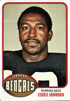 1976 Topps #311 - Essex Johnson - Cincinnati Bengals