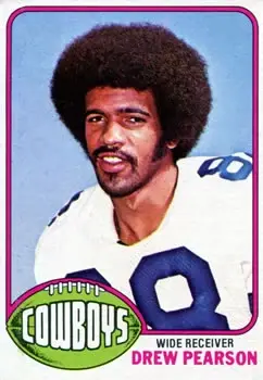 1976 Topps #313 - Drew Pearson - Dallas Cowboys