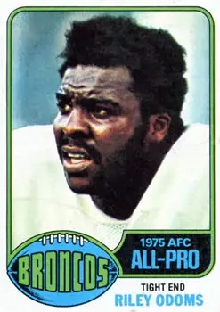 1976 Topps #320 - Riley Odoms - Denver Broncos