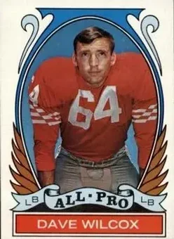 1972 Topps #282 - Dave Wilcox - San Francisco 49ers