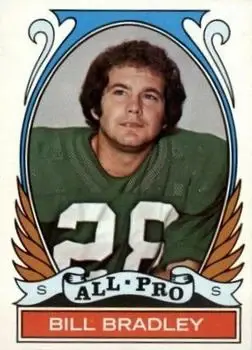 1972 Topps #286 - Bill Bradley - Philadelphia Eagles