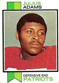1973 Topps #278 - Julius Adams - New England Patriots