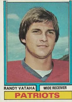 1974 Topps #325 - Randy Vataha - New England Patriots