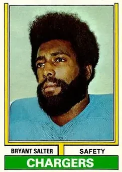 1974 Topps #338 - Bryant Salter - San Diego Chargers 1974 Topps #338 - Bryant Salter - San Diego Chargers