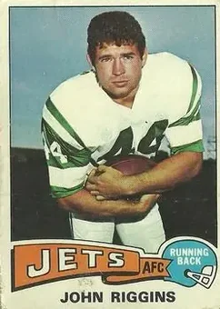 1975 Topps #313 - John Riggins - New York Jets