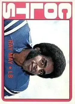 1972 Topps #297 - Ray May - Baltimore Colts