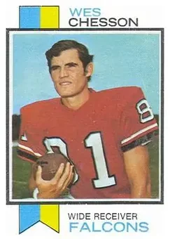 1973 Topps #281 - Wes Chesson - Atlanta Falcons
