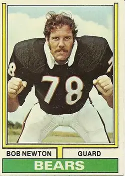 1974 Topps #341 - Bob Newton - Chicago Bears - Front 1974 Topps #341 - Bob Newton - Chicago Bears - Front