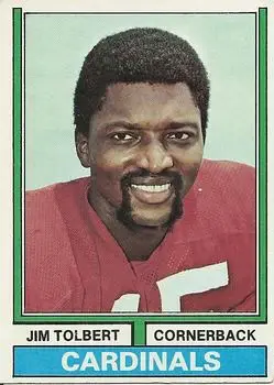 1974 Topps #344 - Jim Tolbert - St. Louis Cardinals - Front