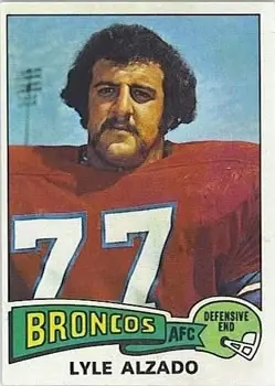 1975 Topps #322 - Lyle Alzado - Denver Broncos