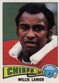 1975 Topps #325 - Willie Lanier - Kansas City Chiefs