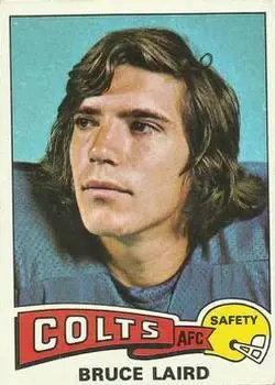 1975 Topps #329 - Bruce Laird - Baltimore Colts