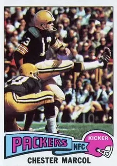 1975 Topps #330 - Chester Marcol - Green Bay Packers