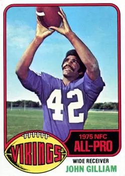 1976 Topps #340 - John Gilliam - Minnesota Vikings