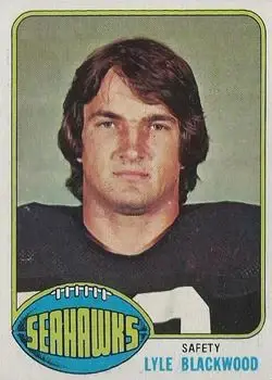 1976 Topps #347 - Lyle Blackwood - Seattle Seahawks - Front