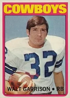 1972 Topps #301 - Walt Garrison - Dallas Cowboys