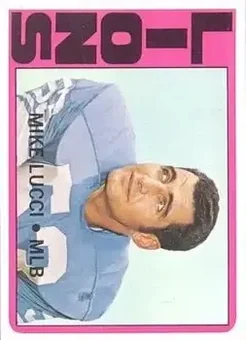 1972 Topps #302 - Mike Lucci - Detroit Lions